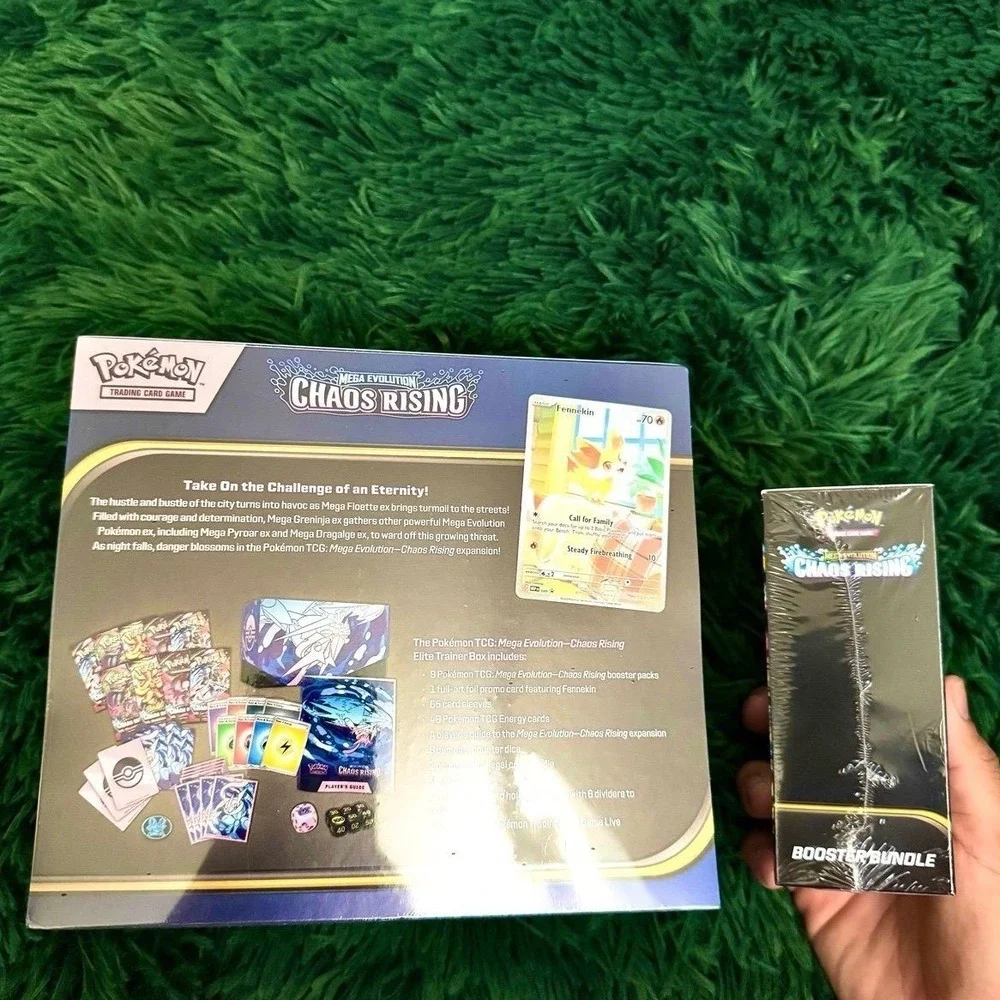 Pokemon Chaos Rising ETB & Booster Bundle Lot